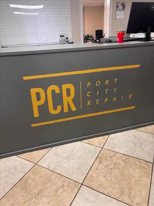Port City Repair front desk